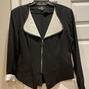 Anne Klein Black and White Women's Jacket
